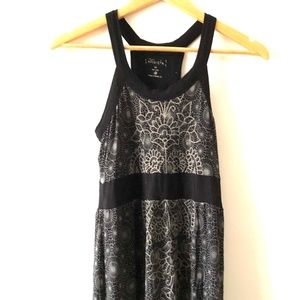 EVERYTHING $10 -- Athleta Rio Racerback Maxi Dress Small Tall ST Geometric Boho